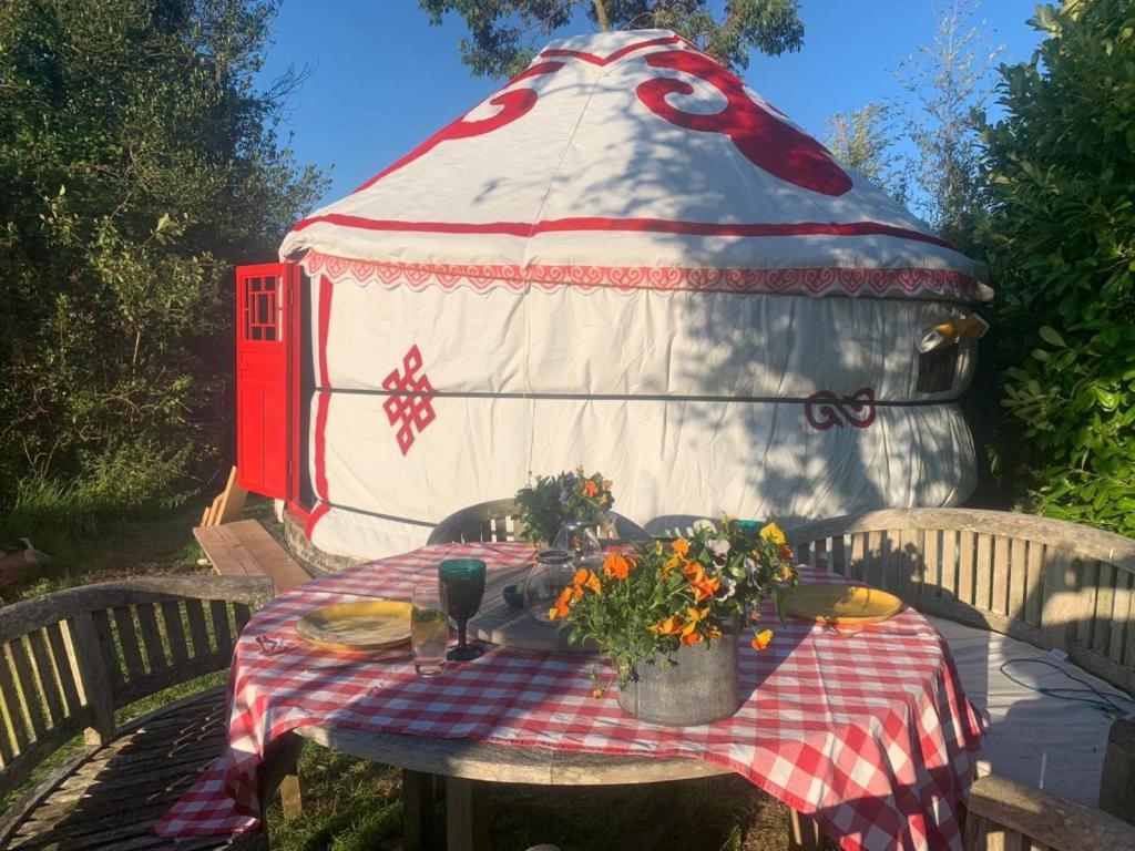 Traditional Yurt @ Longleat Warminster Exteriér fotografie